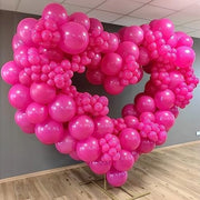 Balloni Latex in Tinta Fucsia Rosa Matta | Set per Feste di Compleanno Donne Ragazze Matrimonio Decorazioni