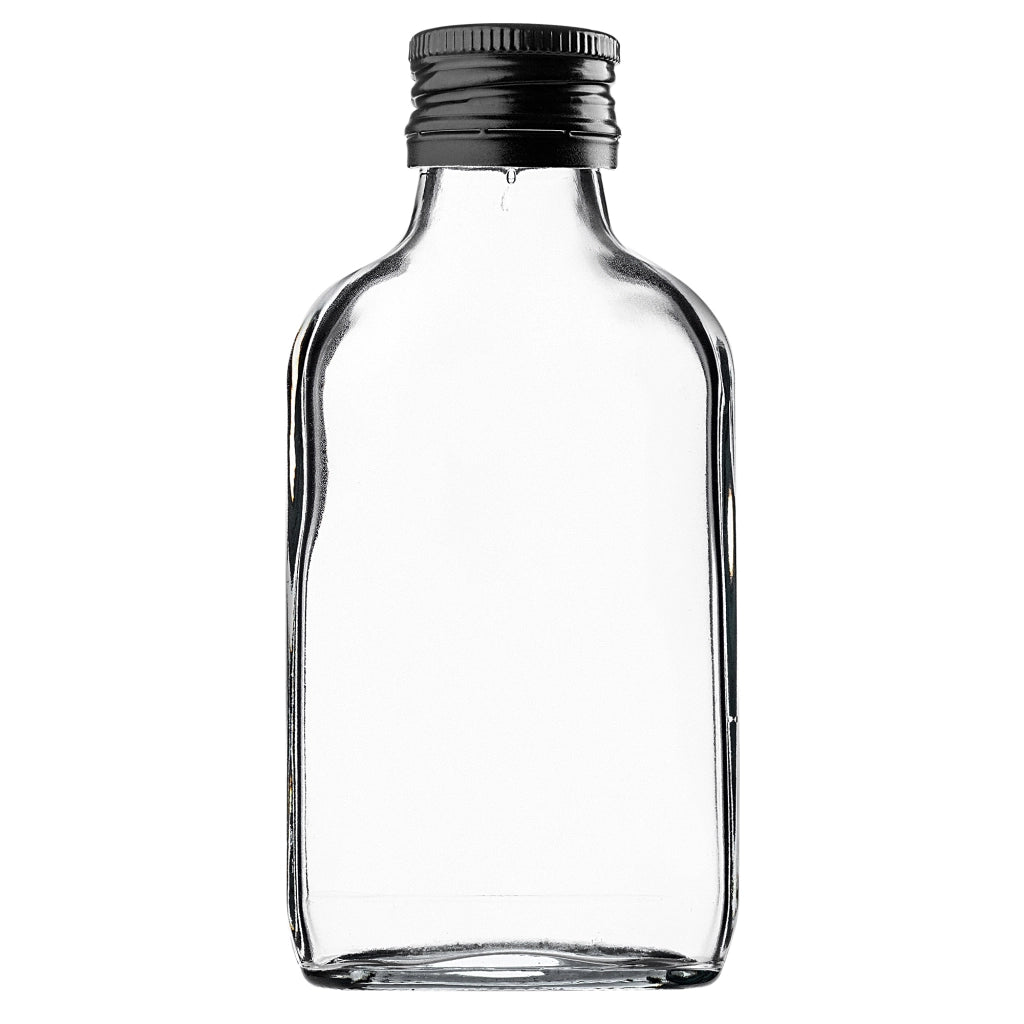 KADAX Flask Bottle 100ml Con Tappo Nero 50pz.