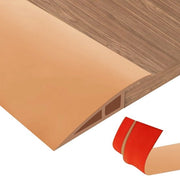 Profilo di chiusura in PVC, profilo di transizione autoadesivo con regolazione di altezza da 5-10 mm, profilo di transizione per pavimenti per l'incastro di pavimenti e passaggi tra tappeti, lastre di pavimento 2M