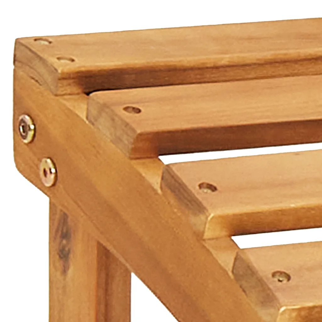 Sedie Giardino Adirondack Poggiapiedi 2pz Legno Massello Acacia