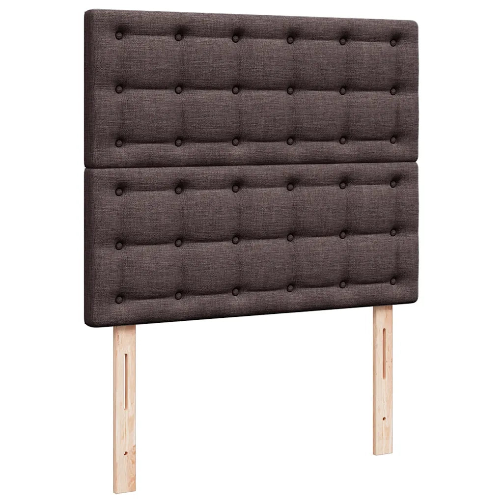 vidaXL Struttura Letto Pouf con Materasso 80x200 cm in Tessuto