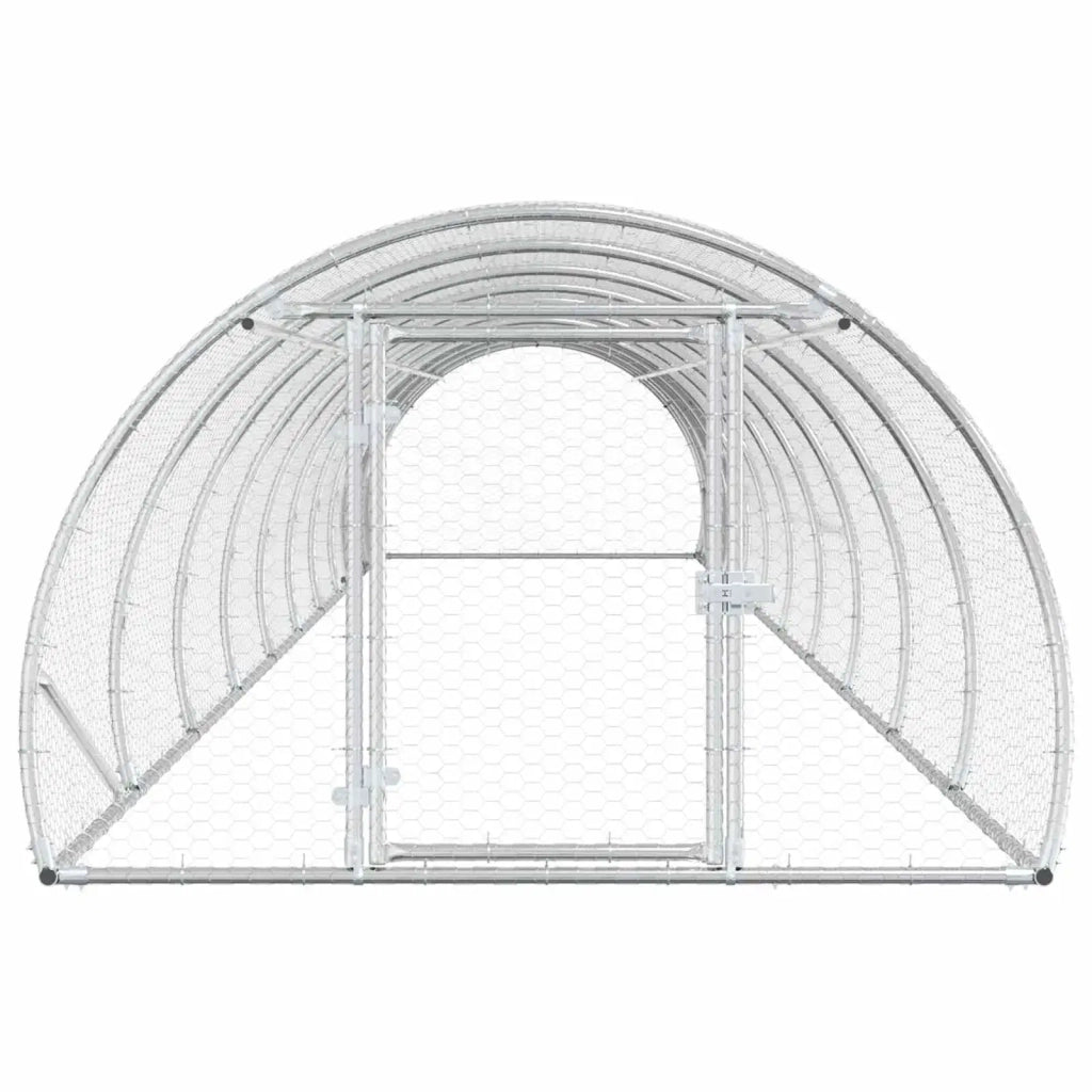 Pollaio Argento 1000 x 150 x 100 cm Acciaio zincato 3434669