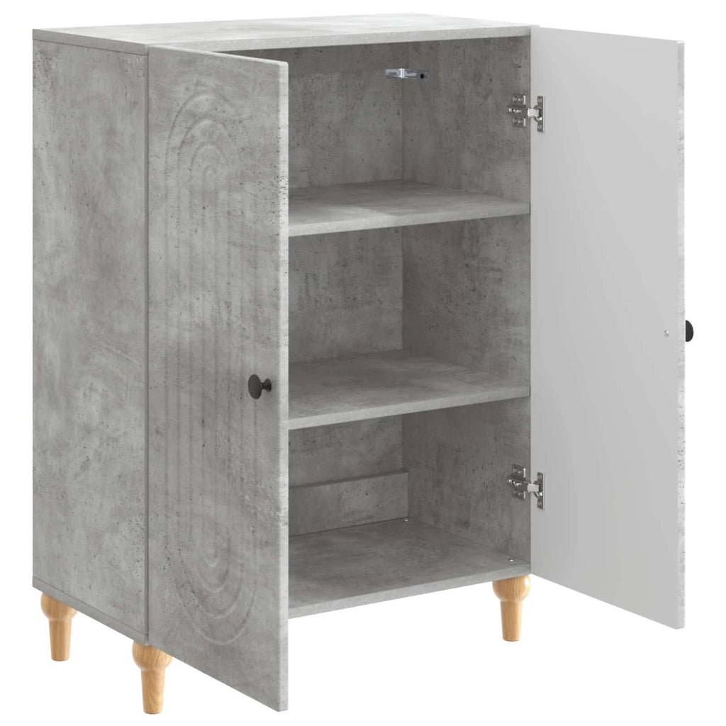 Credenza Grigio Cemento 66 x 34,5 x 90 cm Legno ingegnerizzato