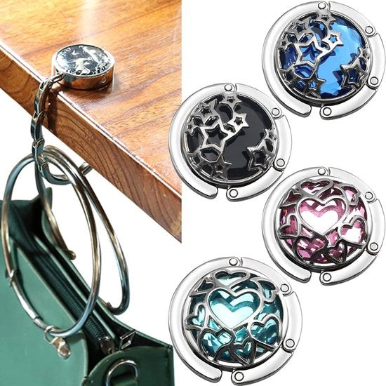 Set di 4 Porteoggetti per Tavolo e Scrivania - Portamonete con Hanger per Tavolo - Accessori per la Decorazione della Tavola e della Scrivania
