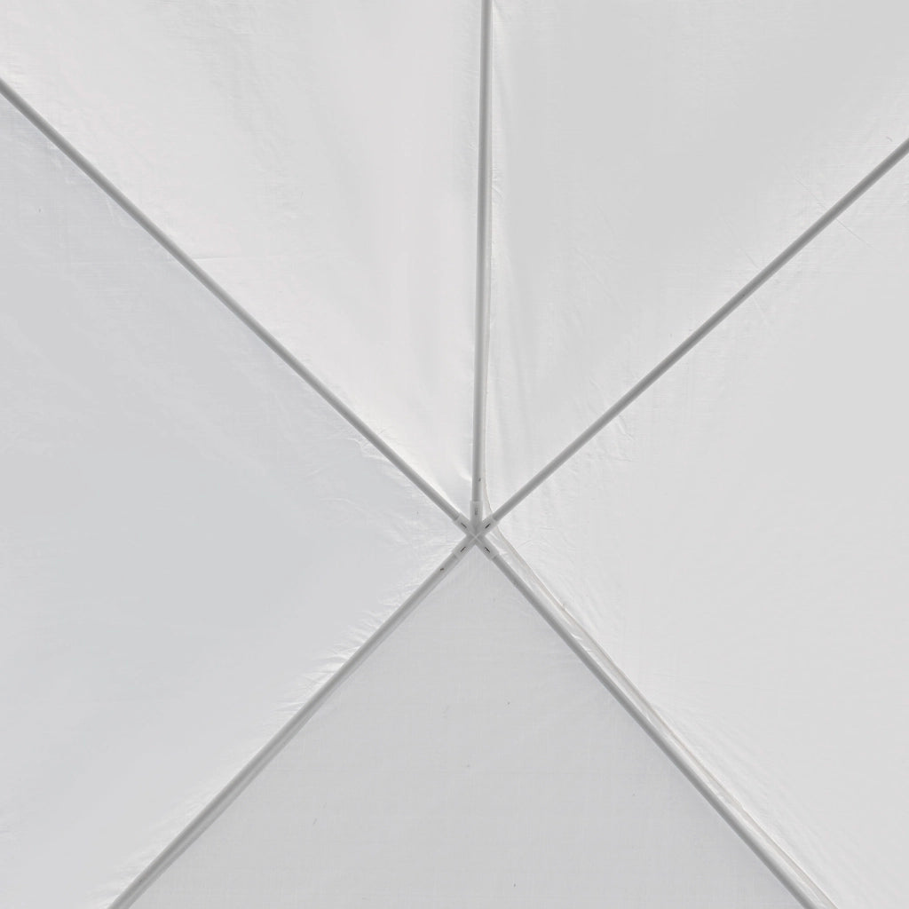 Gazebo per Feste 6x3m con Pareti ¨C zephmum ¨C Bianco