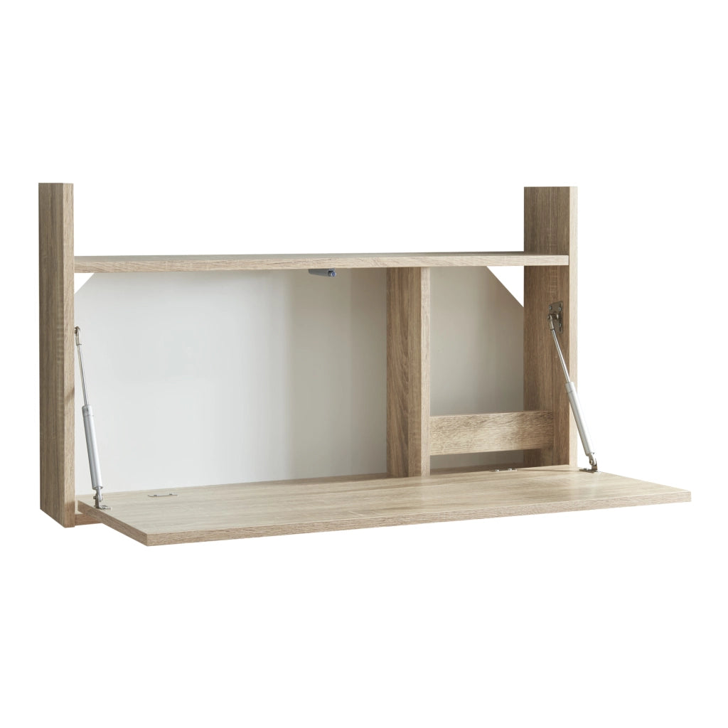 Scrivania Ribaltabile Rautalampi da Parete - Effetto Rovere [en.casa]