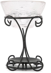Brander Geometrico - Caldaia per Cera - Brander di Olio Essenziale - Sostegno a Gomito - Materiale in Acciaio Resistente - Ideale per Casa e Regali - Bruciatore di Aromi