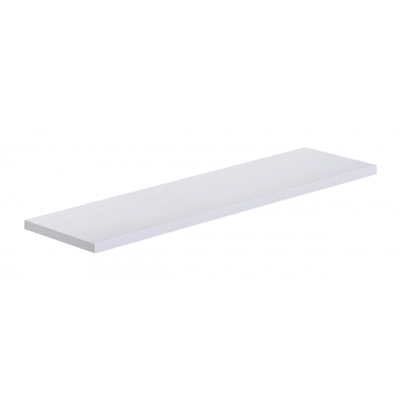 Mensola da Muro, Scaffale Legno, Mensola da Parete, Bianco, 56x15,5x1,8 cm - Smart