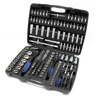 Set di chiavi a bussola 172 pezzi Chiavi a cricchetto 1/4″ 1/2″ 3/8″