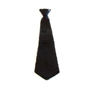 Trade Shop - Cravatta Paillettes Nero Teatro Paillette Raso Cravattino Frack Festa Ballo -