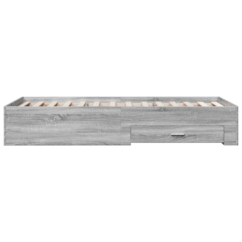 Telaio del letto con storage Sonoma grigio 80 x 200 cm 3429529