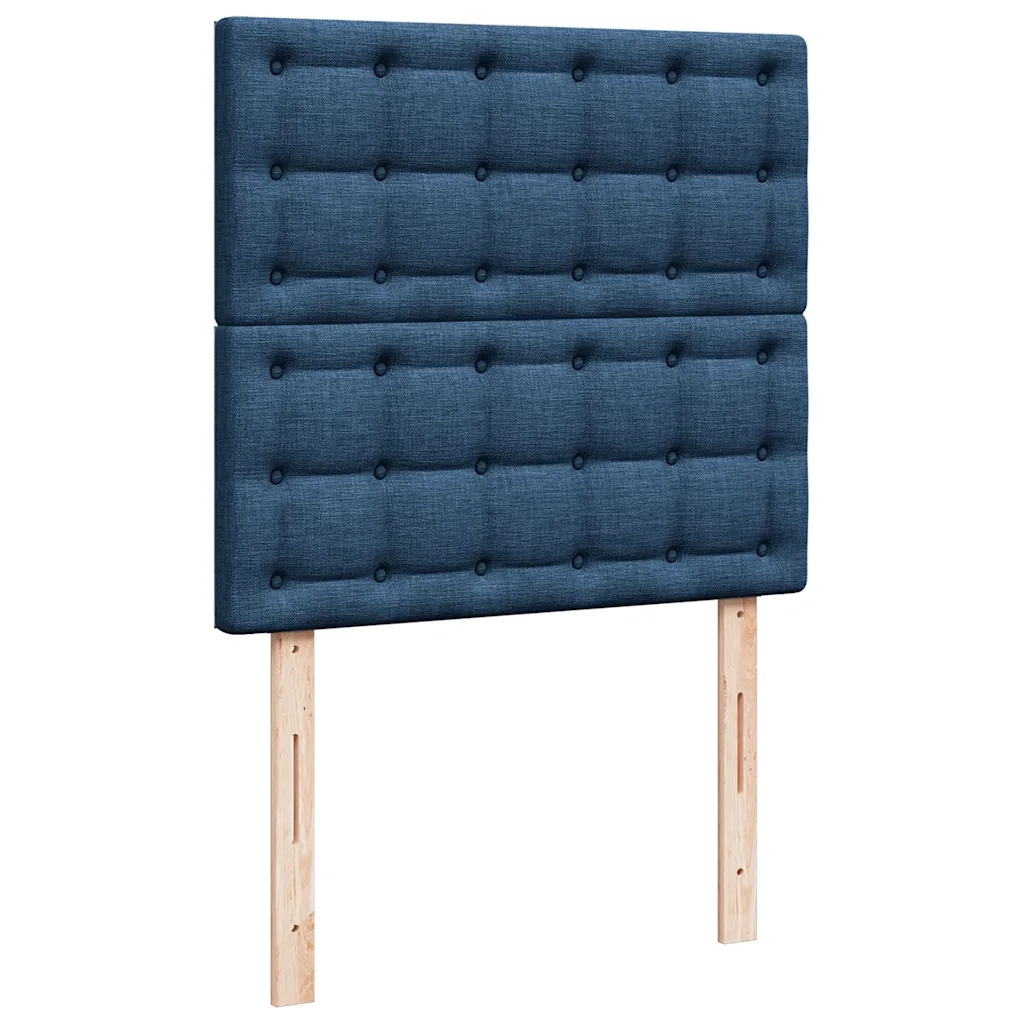 Giroletto a Molle con Materasso Blu 90x200 cm inTessuto 3291959