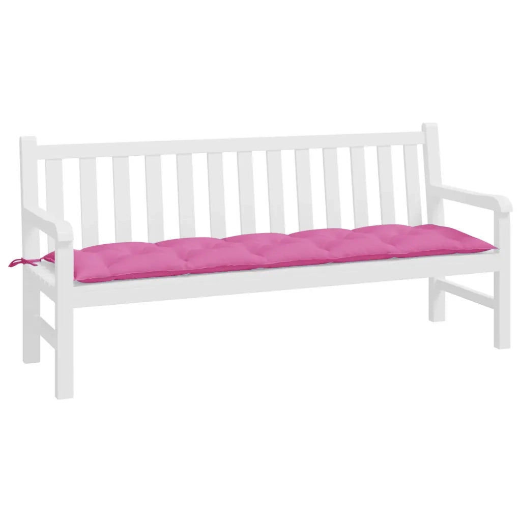 Cuscino per Panca-Cuscini per panchina Rosa 180x50x7 cm in Tessuto Oxford