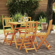 Sedia da Giardino 4 pcs Olio Naturale 40 x 42 x 85 cm 3324840