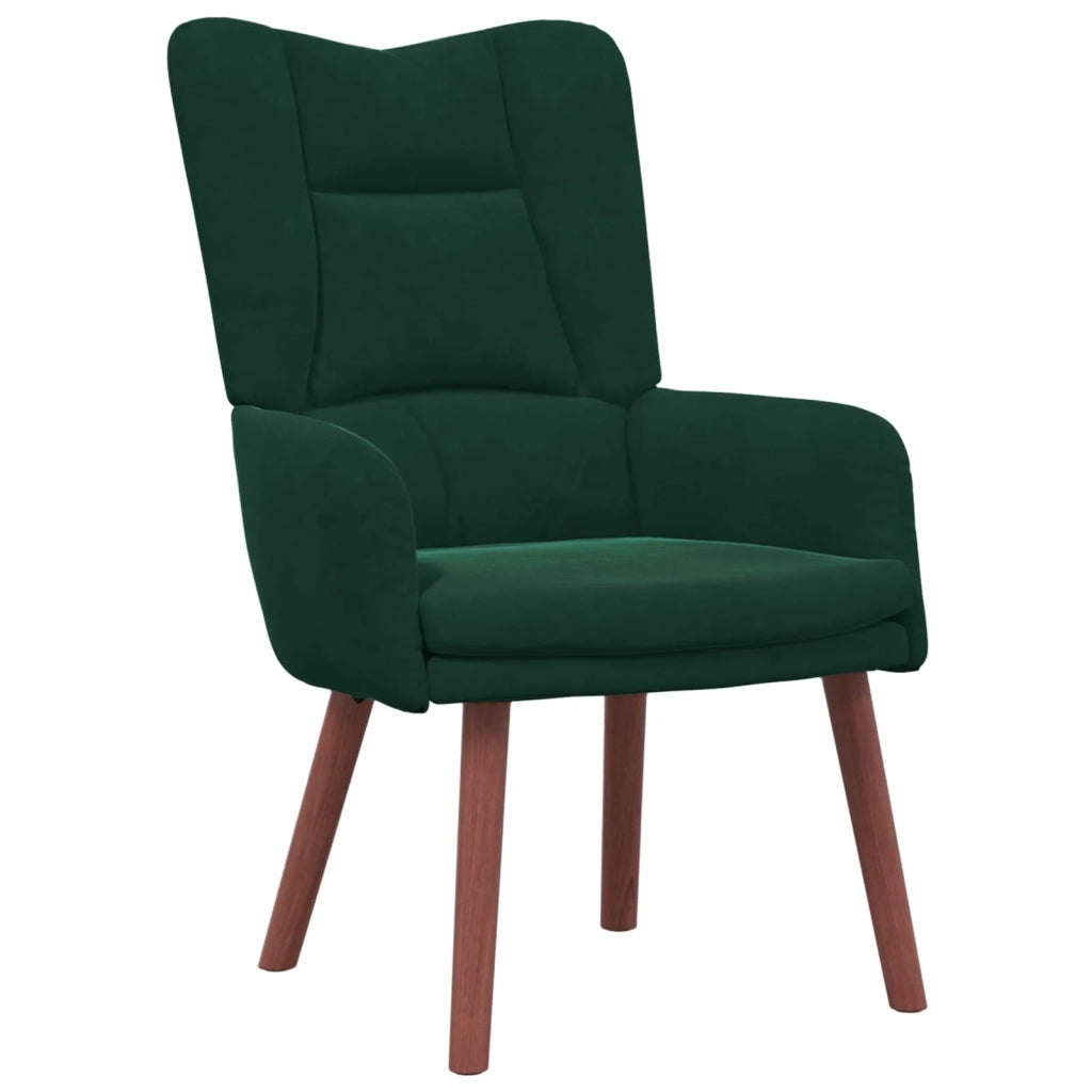 Divano Sedia-Poltrona Verde Scuro 63 x 67 x 94 cm Velluto 514359