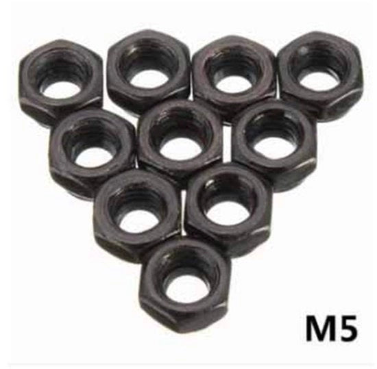 Set di viti in nylon di sicurezza a forma di stella - 10 pezzi - M2/M2.5/M3/M4/M5/M6/M8 - in acciaio di carbonio - shockresistenti