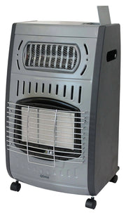 Stufa a Gas Gpl da Interno ad Infrarossi Ventilata 4.2 kW + 2.0 kW Qlima GH3062RF Grigia