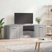 Mobile Porta TV-Credenza per TV Grigio Sonoma 120x34x37 cm in Legno Multistrato