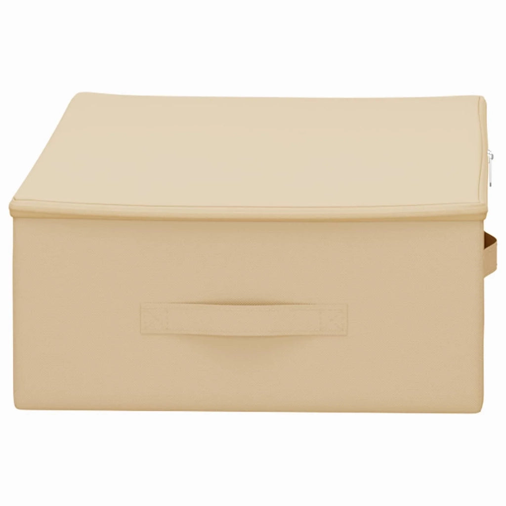 Scatola di Stoccaggio 6 pcs Crema 70 x 40 x 18 cm