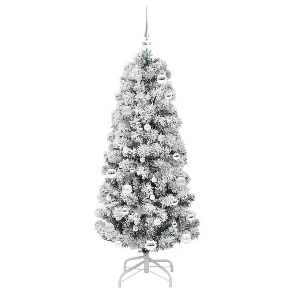 Albero di Natale | Decorazioni natalizie Artificiale con Rami Pieghevoli 150 cm
