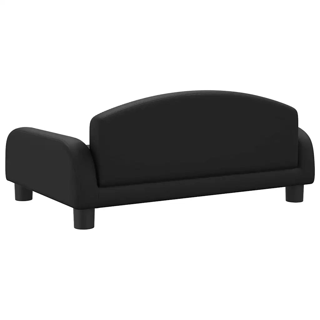 Lettino per Cani Nero 70x45x30 cm in Similpelle CFW6573603