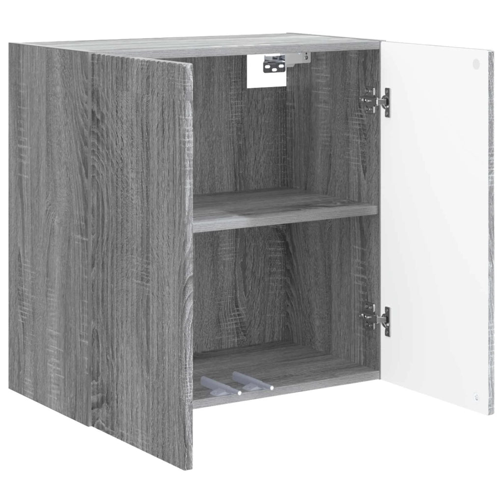 Mobiletto a muro Sonoma grigio 59 x 31 x 60 cm 898411