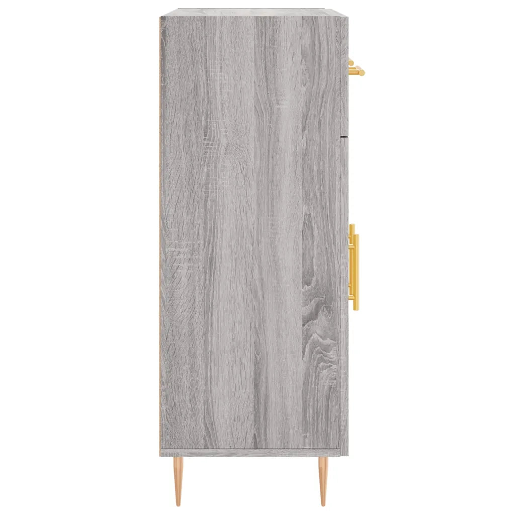 Credenza Grigio Sonoma 69,5x34x90 cm in Legno Multistrato 827970