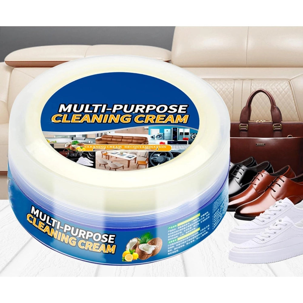 Trade Shop - Detergente Per Scarpe Bianche Crema Smacchiante Pulizia E Rimozione Macchie 330g -