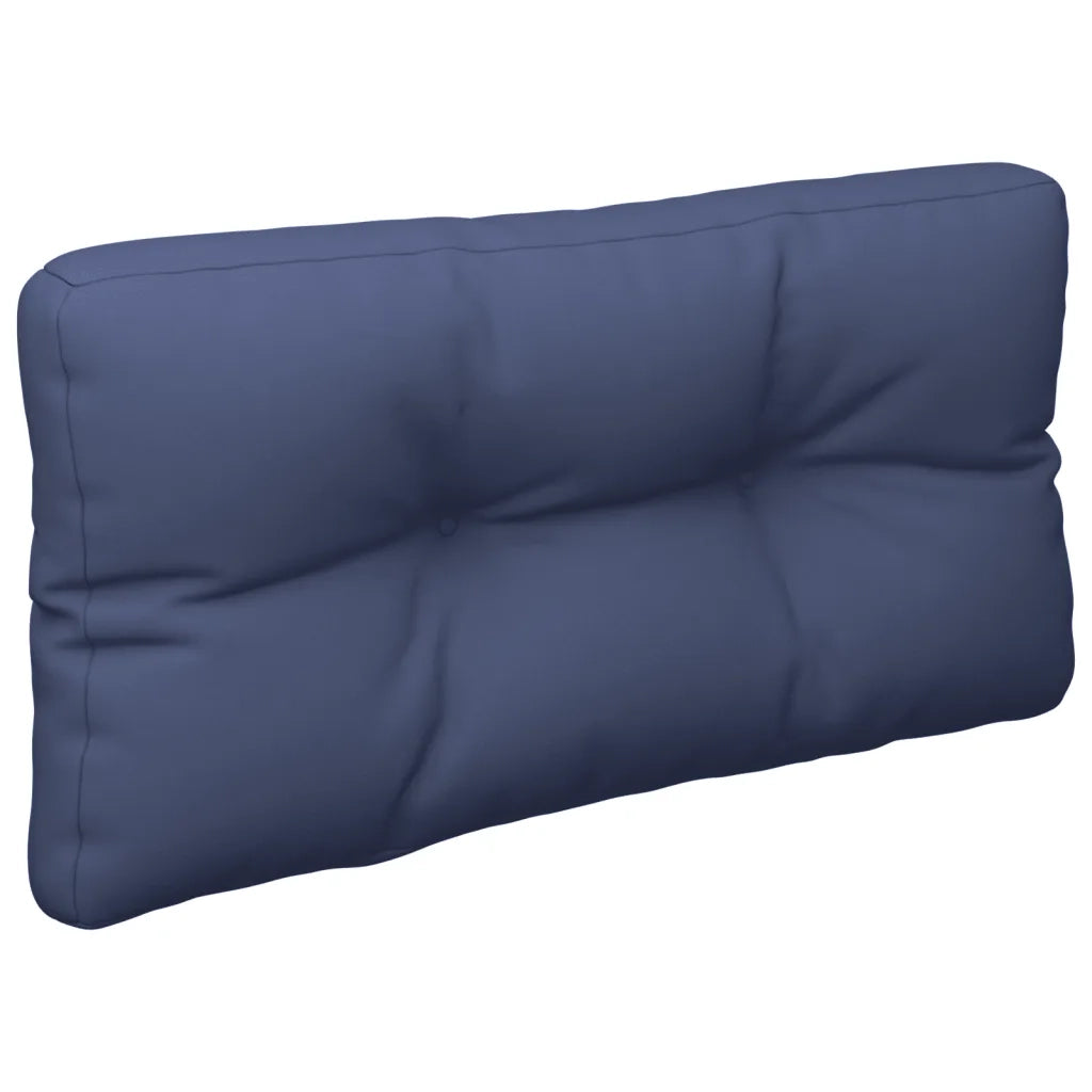 Set Cuscini per Pallet Blu Marino 70x40x12 cm in Tessuto 378104