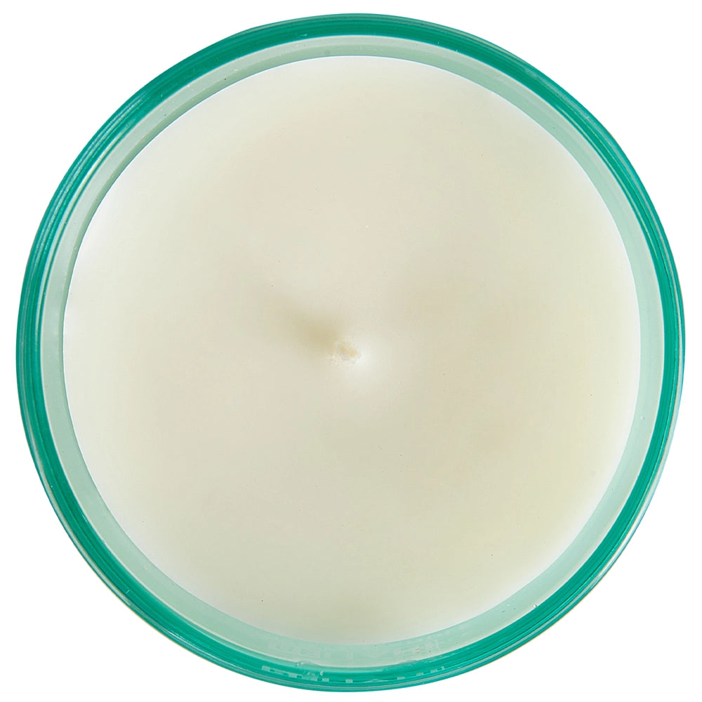 Set di 3 candele profumate multicolore 100% cera di soia stoppino di cotone vetro Naturale Fragranza fresca Bergamotto/Vento di mare/Sale marino