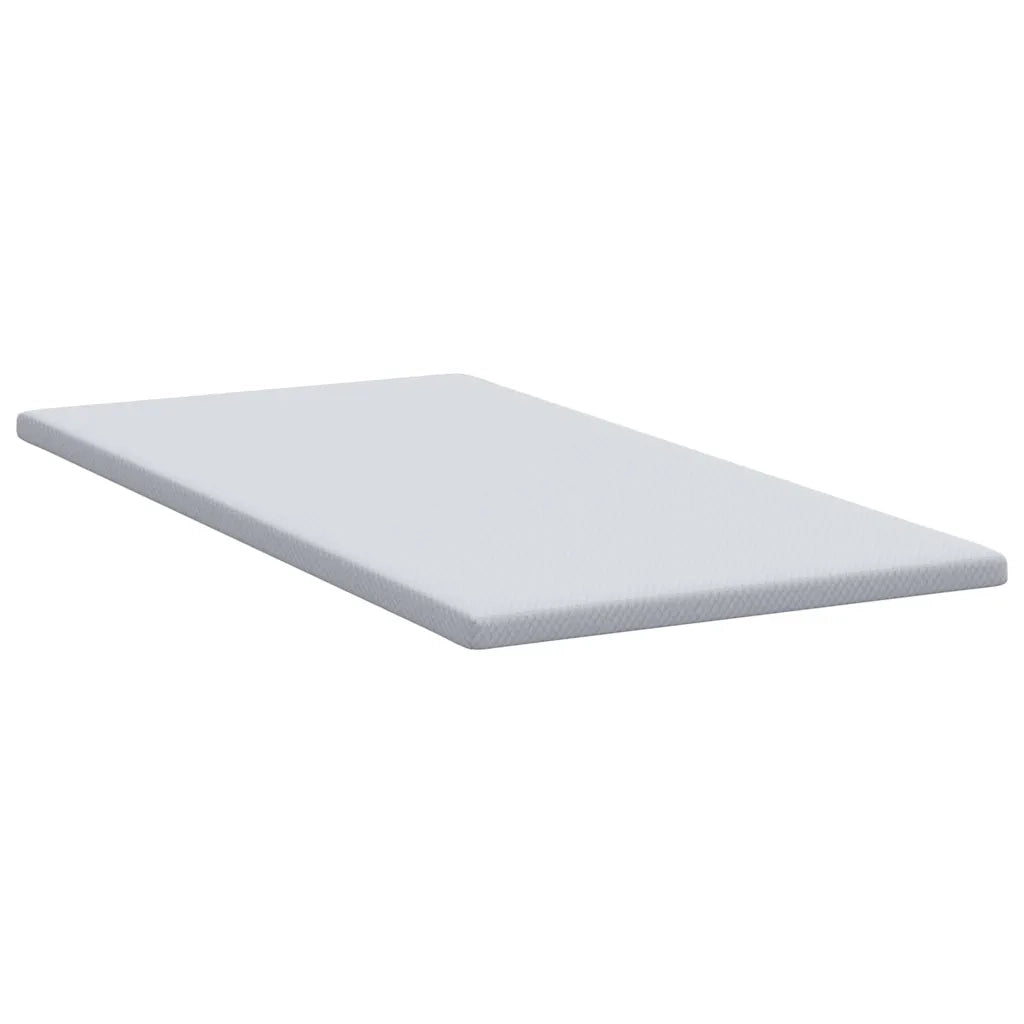 Topper per materasso Bianco 100 x 200 cm Tessuto Jacquard CFW2045367