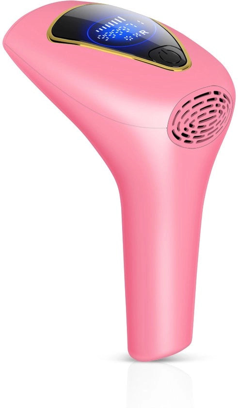 Epilatore, dispositivo di depilazione, 8 impostazioni di velocità, adatto per uomini, donne, corpo e ascelle (rosa)