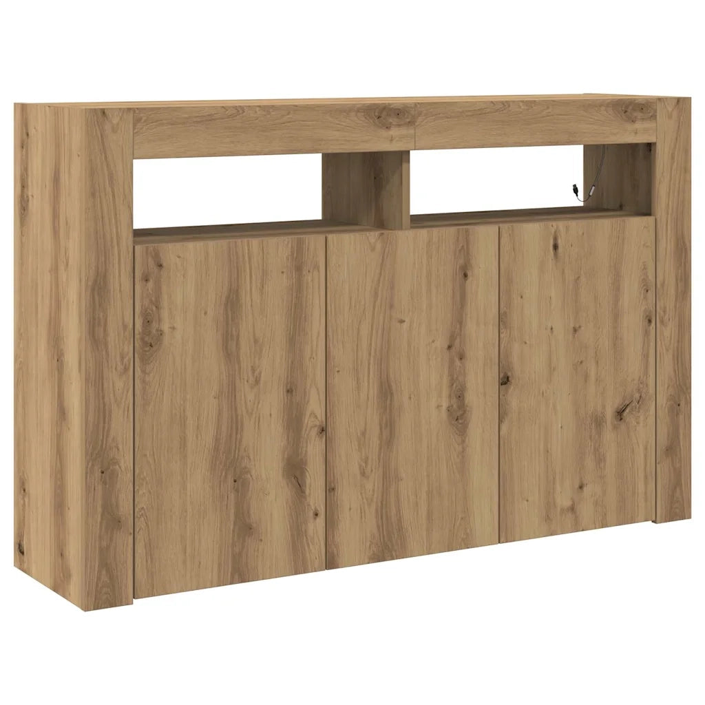 Credenza-Buffet-Armadio da cucina Rovere artigianale 116 x 30 x 75 cm Legno multistrato