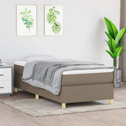 Giroletto a Molle con Materasso Tortora 90x200 cm inTessuto 3144494