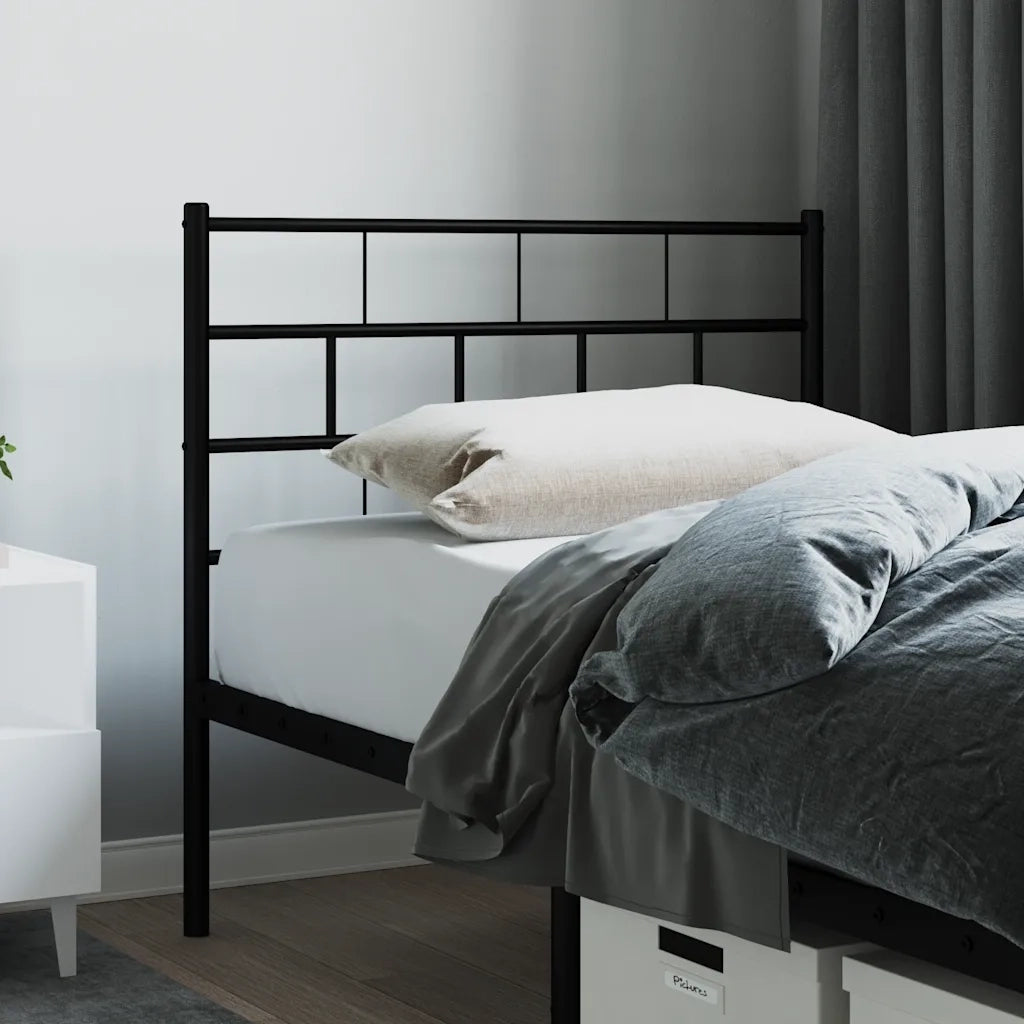 Testiera di Ricambio in Metallo Nero 80 cm 355686