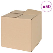 Scatola Pieghevole 50 pz Naturale 20 x 20 x 20 cm Cartone CFW7041842