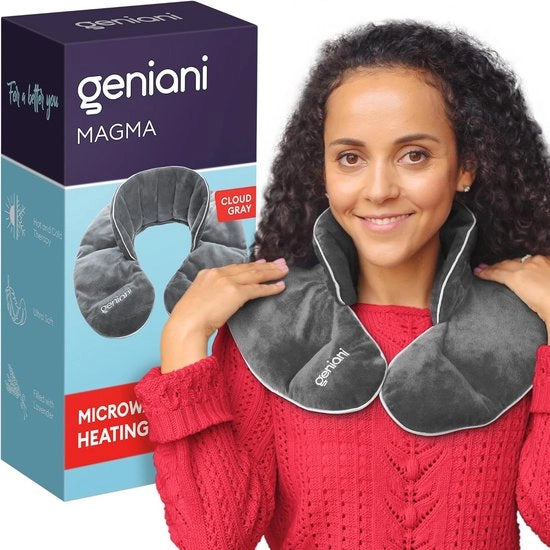 Cuscino riscaldante per collo e spalle - aromaterapia e relax - riscaldatore per collo senza fili per alleviare il dolore