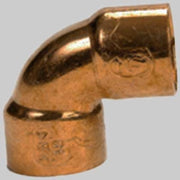GOMITO RAME 90Â° A SALDARE F-F PER TUBO GELO - 11/4 (EE 32) - 1 pezzi - MADE IN ITALY