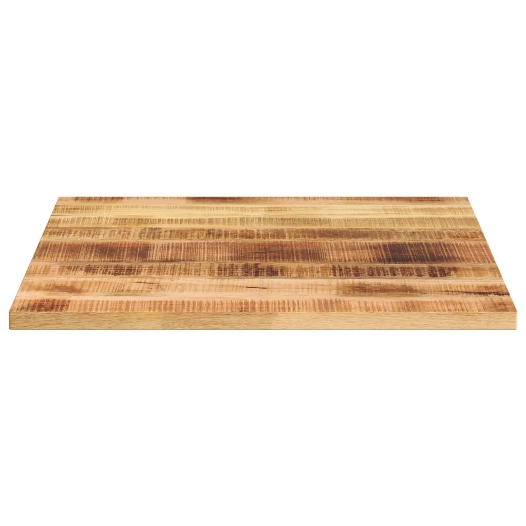 vidaXL Piano per Tavolo 80x80x2,5 cm Quadrato Legno di Mango Grezzo