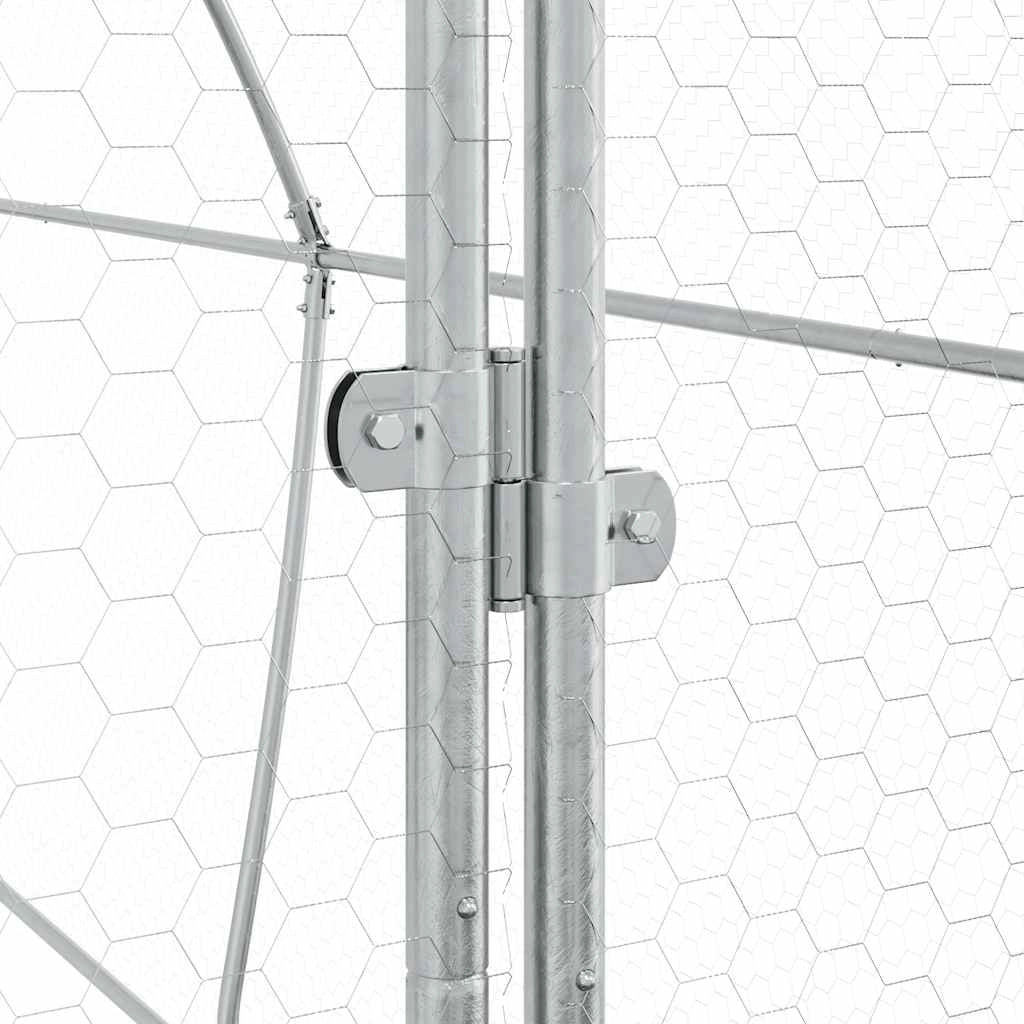 Gabbia per polli Silver 400 x 105 x 182 cm in acciaio zincato Silver 02_0041670