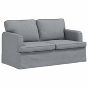 Divano | Divano da soggiorno | Sofa Grigio chiaro 144 x 80 x 85 cm Tessuto