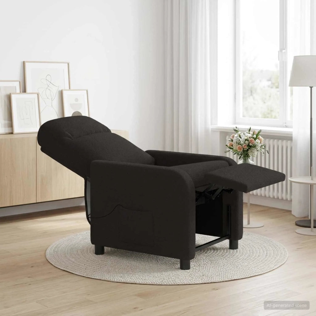 Divano Sedia-Poltrona Massaggiante Nero Boucl¨¦