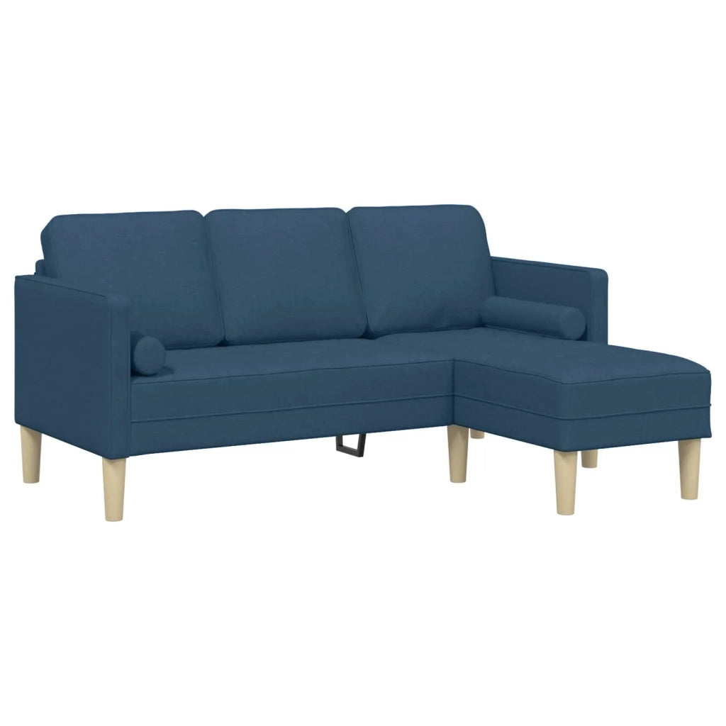 Set di divani 2 pz Blu Poliestere 3329259