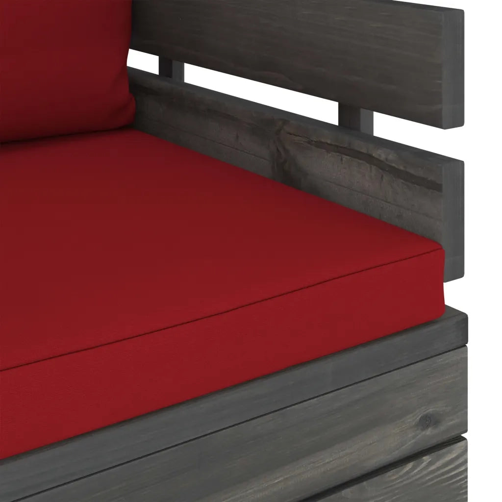 Poltrona da Giardino con Cuscini in Legno di Pino cod mxl 74530