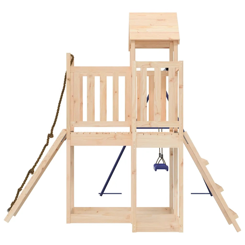 Set da Gioco da Esterno in Legno Massello di Pino 3155834