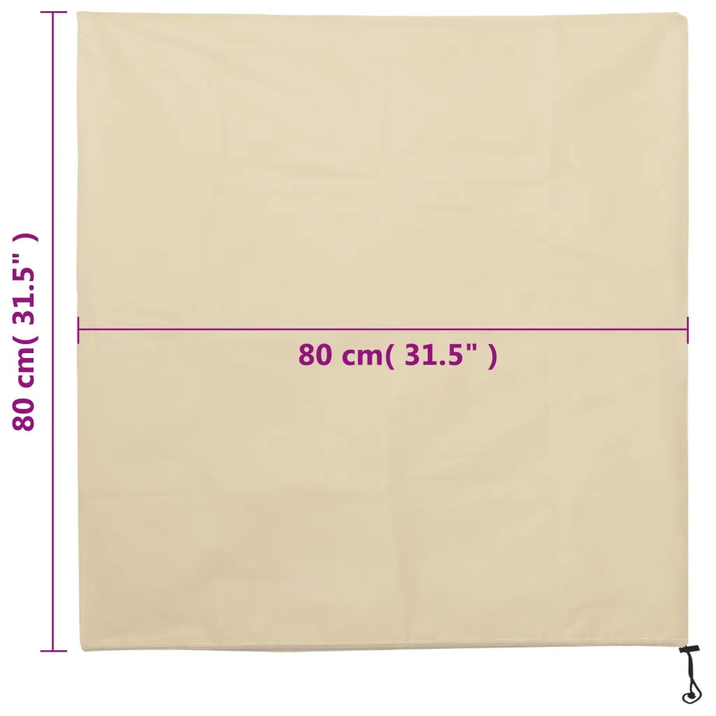 Coperture con Coulisse per Piante 8pz 70 g/mÂ² 0,8x0,8 m