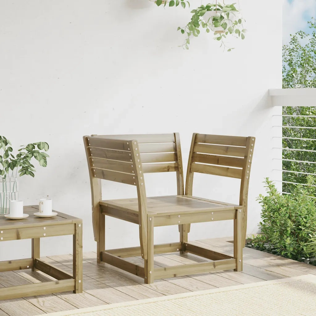 Sedia da Giardino in Legno di Pino Impregnato CFW3554653
