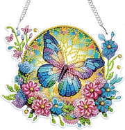 Decorazione per Parete con Fiori e Farfalle con Catena DIY per Adulti e Bambini, Animali, Giardino, Casa, Regalo