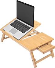 Tavolo per laptop in 3 varianti | Tavolo per laptop in bamboo con coperchio Opzet Grootte:Tipo 2