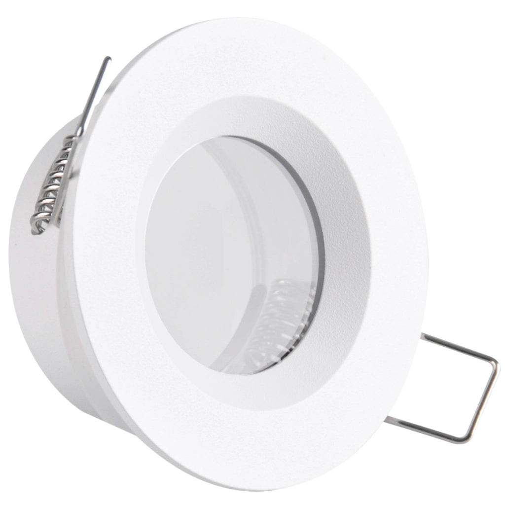 Faretto da incasso bianco opaco IP44 MR16 12V Polux